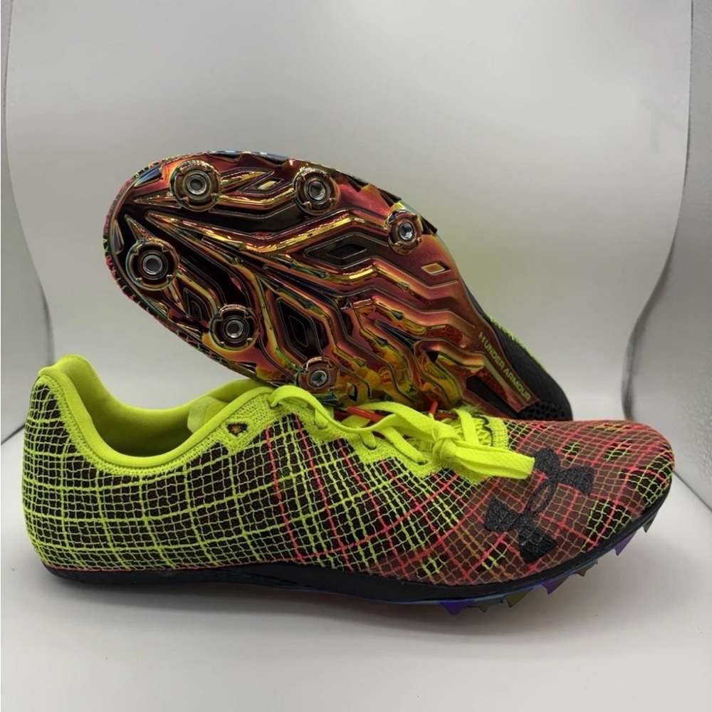Under Armour Smokerider HOVR 3021831-303 Men's Track and Field Spikes Size 10.5M